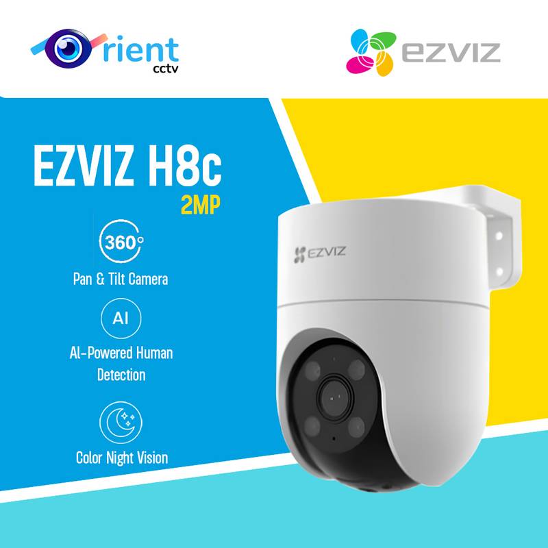28 Outdoor Camera Ezviz H8c 2MP 1080P Home Wi-Fi Camera-AI Powered Person Detection - Image 1