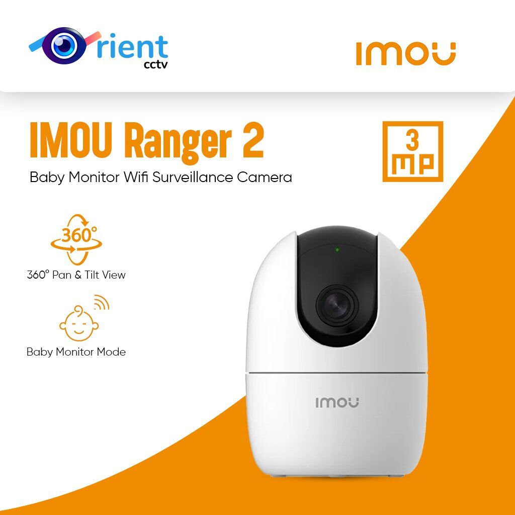 36 IMOU Ranger 2 2K 3MP IP 360° Camera Human Detection Two-way Talk Baby Monitor Wifi Surveillance Camera - Image 1
