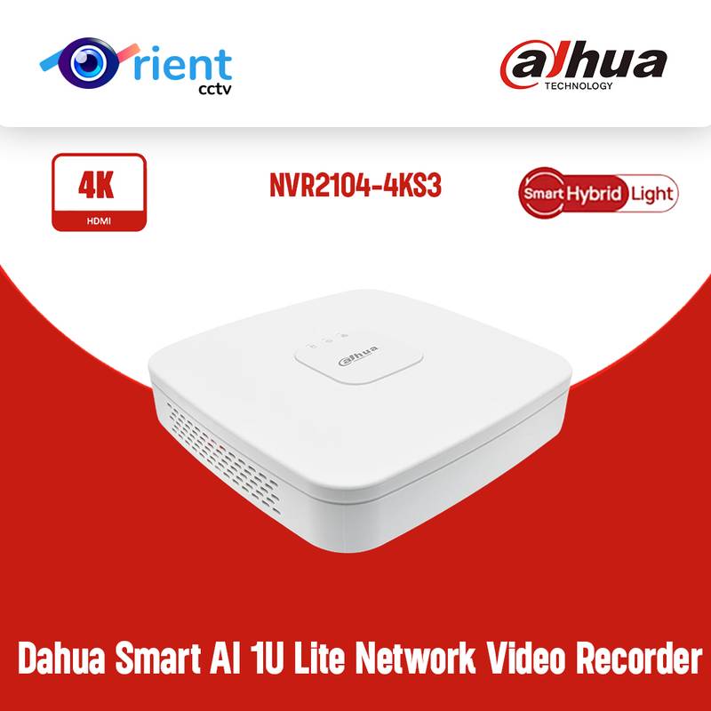 40 Dahua Original NVR2104-4KS3 NVR2108-4KS3 NVR2116-4KS3 4/8/16Channels Smart AI 1U Lite Network Video Recorder SMD H.265+ - Image 1