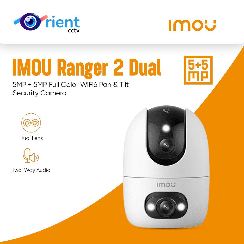 26 IMOU Ranger 2 Dual 5MP + 5MP Full Color WiFi6 Pan & Tilt Security Camera with Two-Way Audio & AI Detection – Indoor Surveillance – Pakistan - Image 1