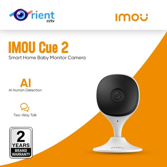 2 Dahua IMOU Cue 2 3MP 2K Indoor Wifi Camera Support Night Vision Human Detection Two-Way Talk Surveillance Mini Camera Smart Home Baby Monitor - Image 1