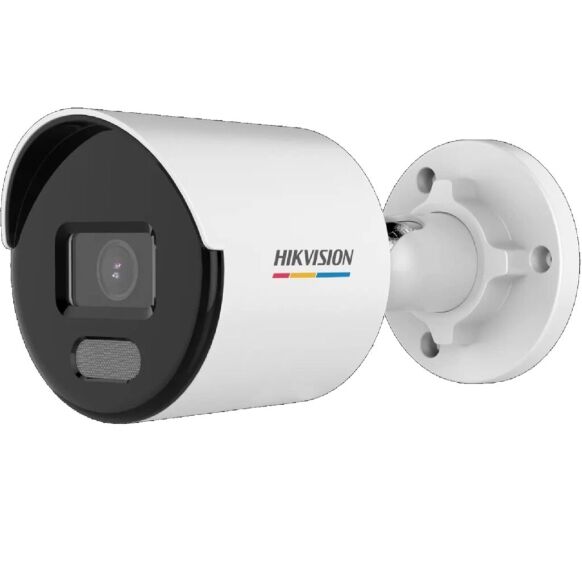 HIKVISION 2MP 1080p Day/Night Color Vu Outdoor Wired Network Camera for NVR, [DS-2CD1027G0-L], IP-67 Rating USEWELL RJ45, White - Image 1
