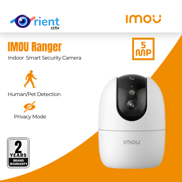 IMOU Ranger 2 Pro 5MP Smart Indoor WiFi 3K HD Color Night Vision Camera with 360° View - Image 1