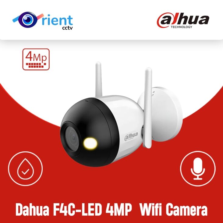 Dahua F4C-LED 4MP Full-color built-in Mic human detection Network WIFI Camera - Image 1