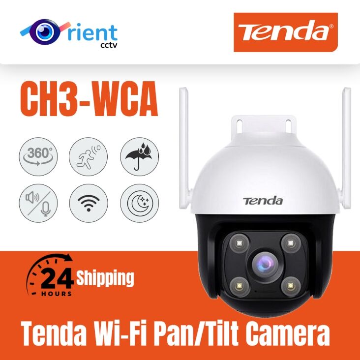 Tenda 1080P Outdoor Wi-Fi Pan/Tilt Camera 360 video camera Ai Human Detect Auto Tracking Wireless Outdoor Surveillance Camera - Image 1