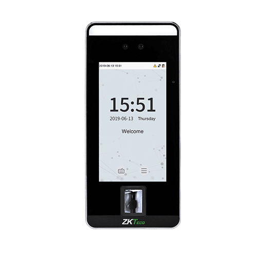 Time Attendance Machine , SpeedFace-V5L Dynamic Face Recognition Fingerprint Door Access Control System (Speedface-V5L-ID) - Image 1