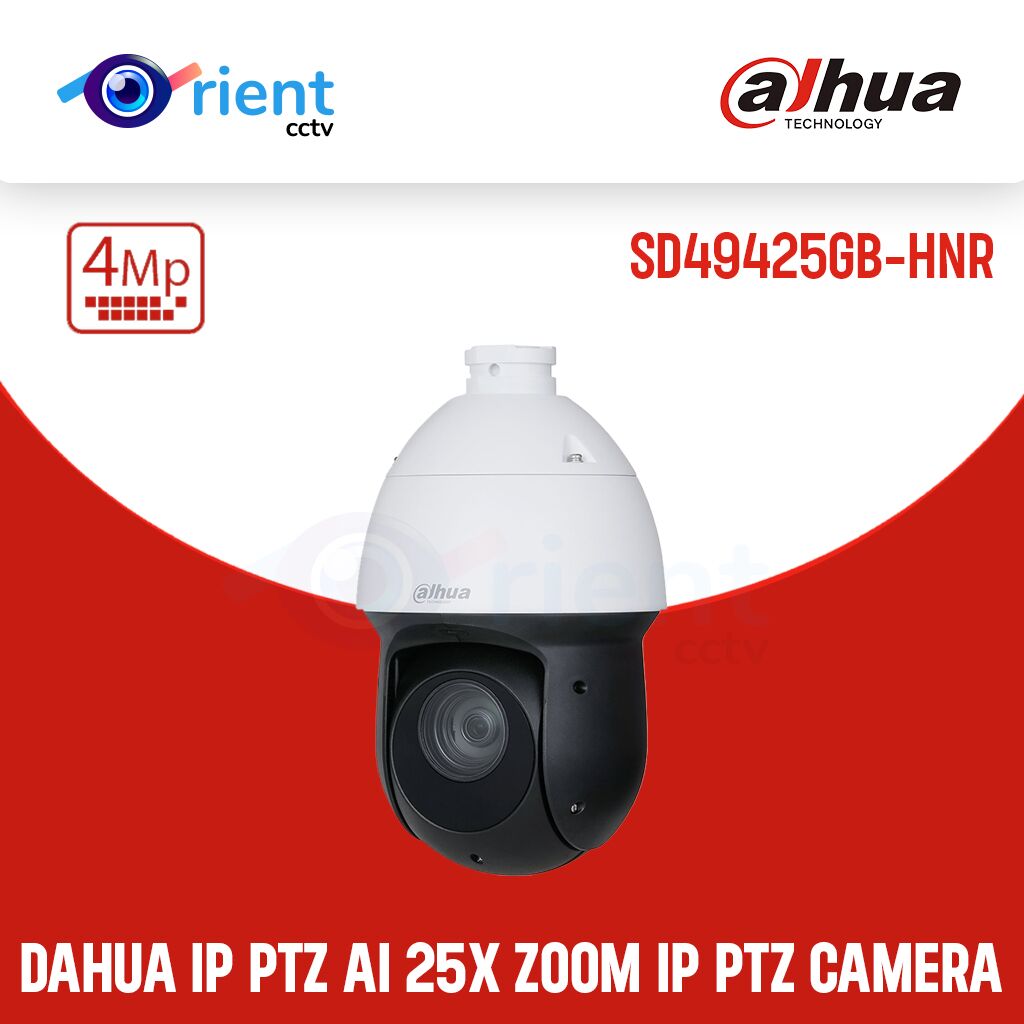 DAHUA 4MP IP PTZ SD49425GB-HNR AI 25X ZOOM IP PTZ CAMERA DAHUA 4MP IP PTZ SD49425GB-HNR AI 25X ZOOM IP PTZ CAMERA - Image 1
