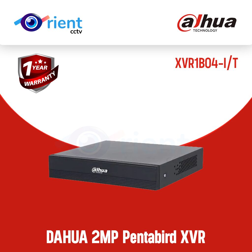 DAHUA XVR1B04-I T 2MP Pentabird XVR DAHUA XVR1B04-I/T 2MP Pentabird XVR - Image 1