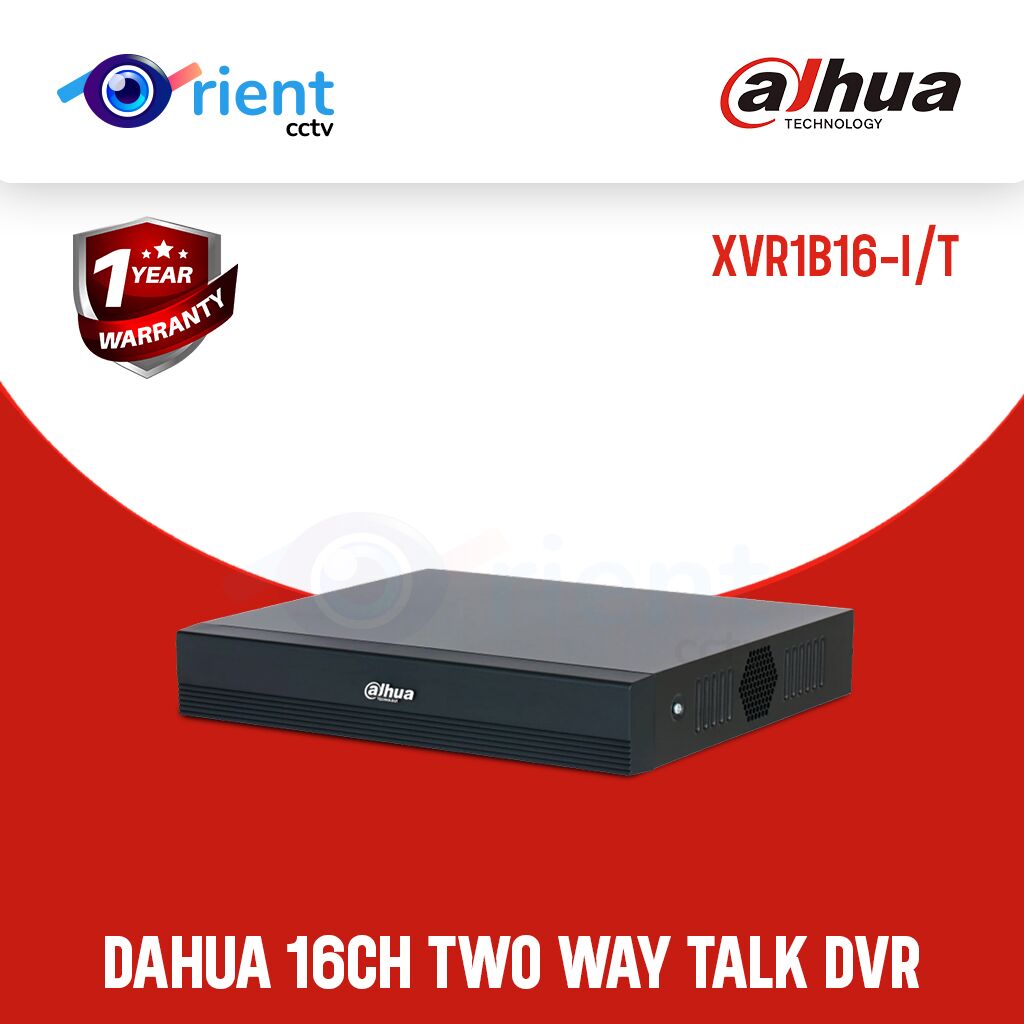 DAHUA XVR1B16-I T 16CH TWO WAY TALK DVR DAHUA XVR1B16-I T 16CH TWO WAY TALK DVR