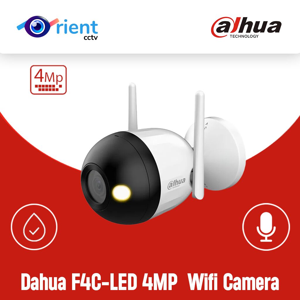 24 Dahua F4C-LED 4MP Full-color built-in Mic human detection Network WIFI Camera - Image 1