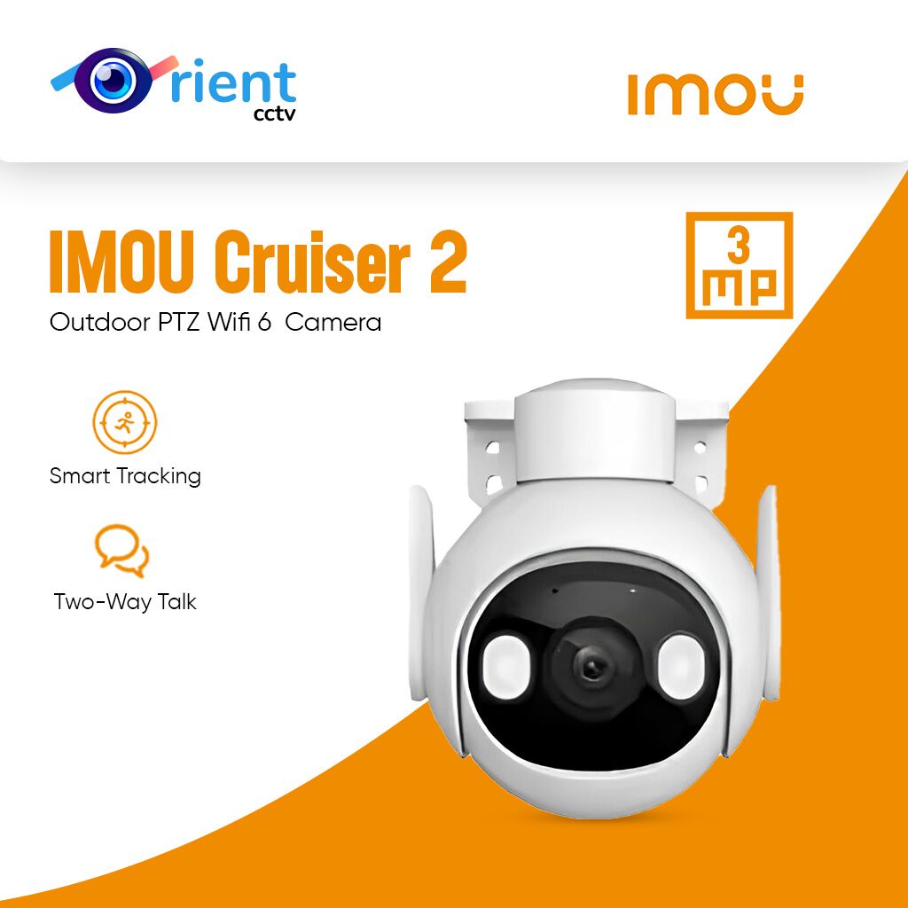 34 IMOU Cruiser 2 PTZ Wifi 6 IP 3MP Camera Outdoor IP66 Weatherproof Color Night Vision Human Detection - Image 1