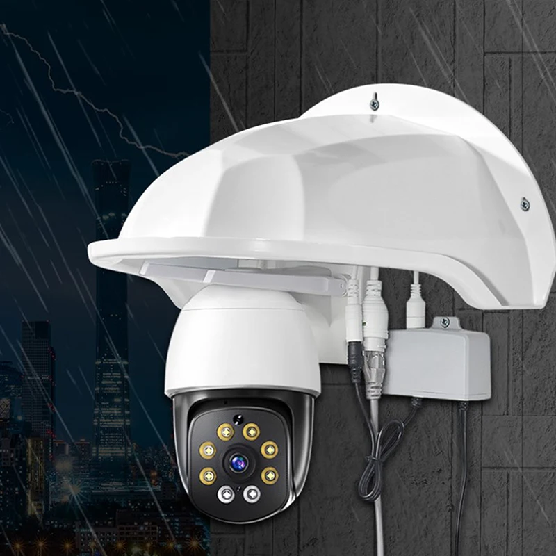 kf-S455f247e7c9043cd85145c9986befc4cQ Protective Covers Shield Wall Waterproof Rainproof Cover Turret Dome Cameras Protection Box Security Camera Protection Case - Image 1