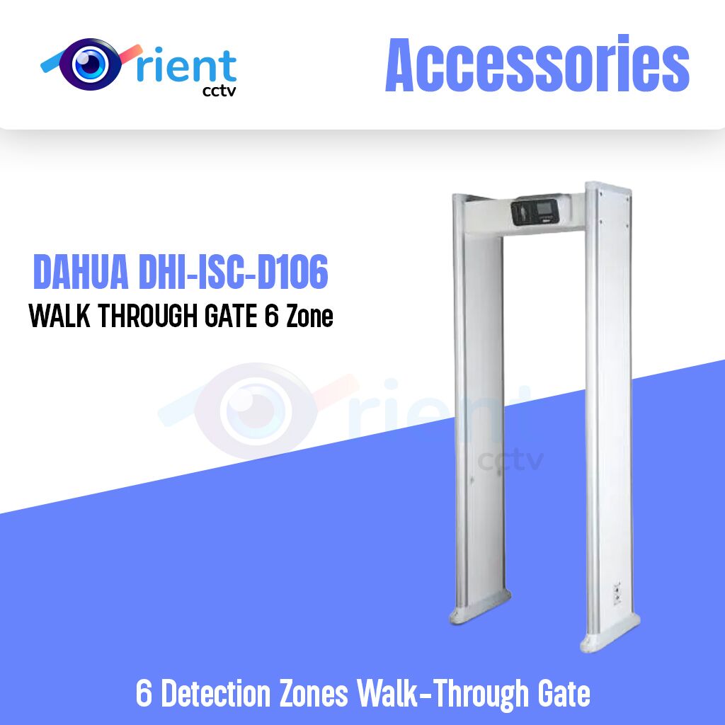 DAHUA DHI-ISC-D106 WALK THROUGH GATE 6 Zone DAHUA DHI-ISC-D106 WALK THROUGH GATE 6 Zone - Image 1