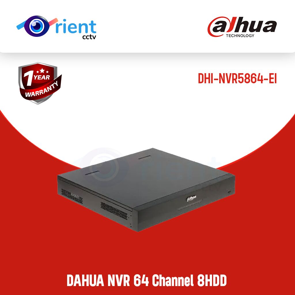 DAHUA DHI-NVR5864-EI NVR 64 CHannel 8HDD DAHUA DHI-NVR5864-EI NVR 64 CHannel 8HDD - Image 1