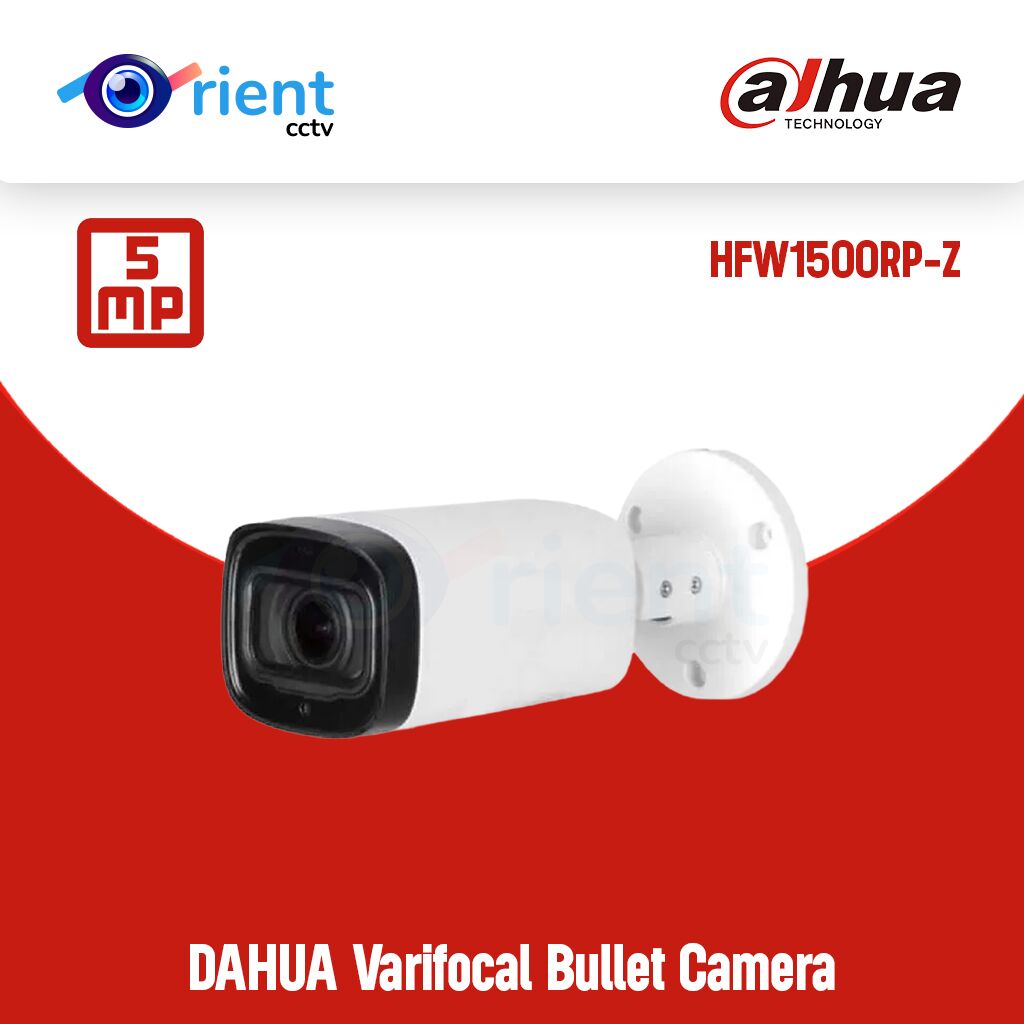 Dahua HFW1500RP-Z 5MP Varifocal Bullet Camera Dahua HFW1500RP-Z 5MP Varifocal Bullet Camera - Image 1