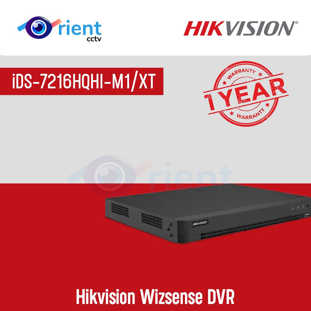 Hikvision iDS-7216HQHI-M1 XT Wizsense DVR Hikvision iDS-7216HQHI-M1/XT Wizsense DVR - Image 1