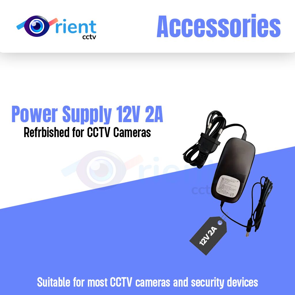 Power Supply 12V 2A Refrbished for CCTV Cameras Power Supply 12V 2A Refrbished for CCTV Cameras