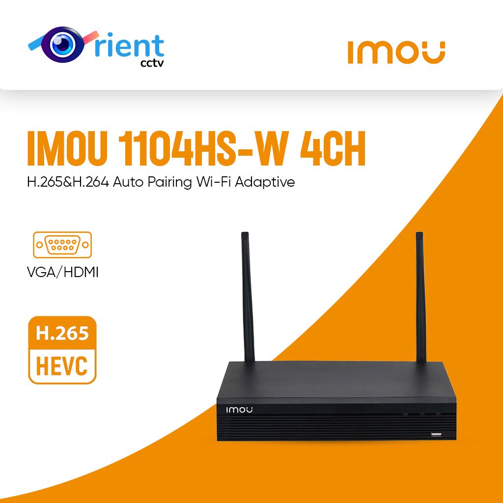 32 IMOU 1104HS-W 4CH 1080P H.265&H.264 Auto Pairing Wi-Fi Adaptive Two-way Talk ONVIF - Image 1