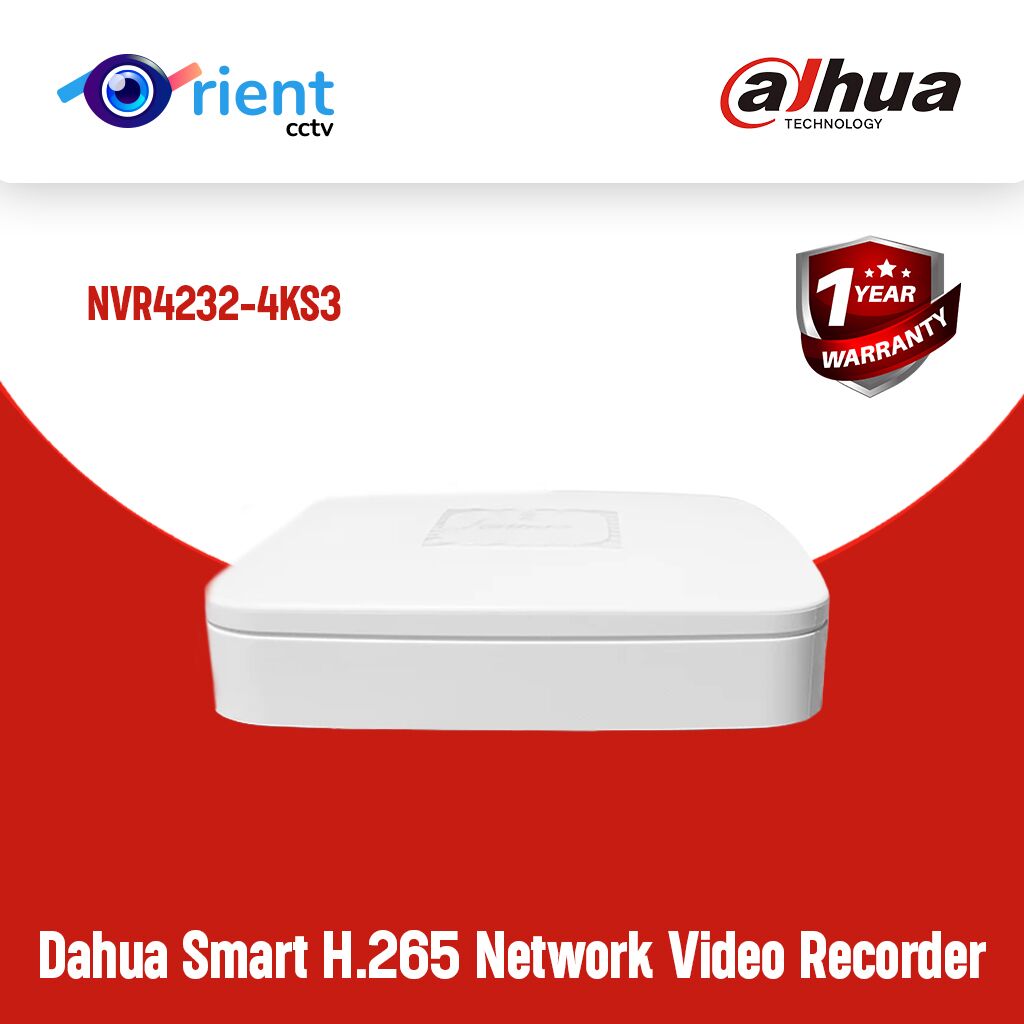 38 Dahua Original 4K NVR 4/8/16CH Smart H.265 Network Video Recorder P2P NVR4104-4KS3 NVR4108-4KS3 NVR4116-4KS3 - Image 1