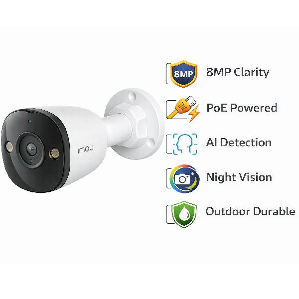 14 IMOU PS3DP-3M0 3MP PoE Bullet Camera – Smart AI Security with Clear Night Vision - Image 1