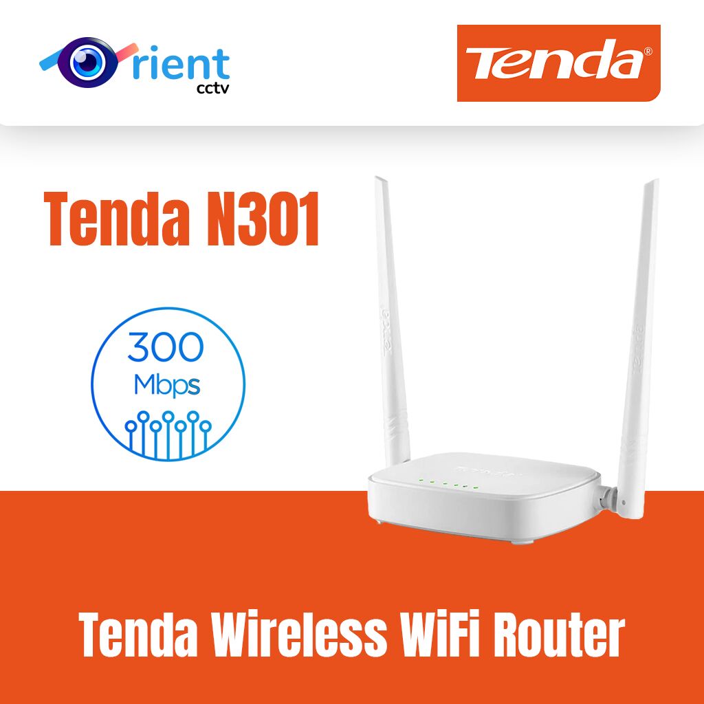 9 Tenda Wireless WiFi Router (N301) - Image 1