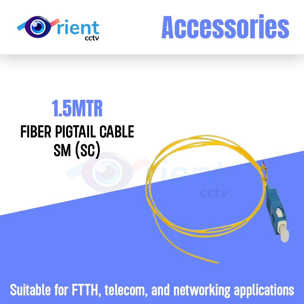 FIBER PIGTAIL CABLE SM (SC) 1.5MTR FIBER PIGTAIL CABLE SM (SC) 1.5MTR