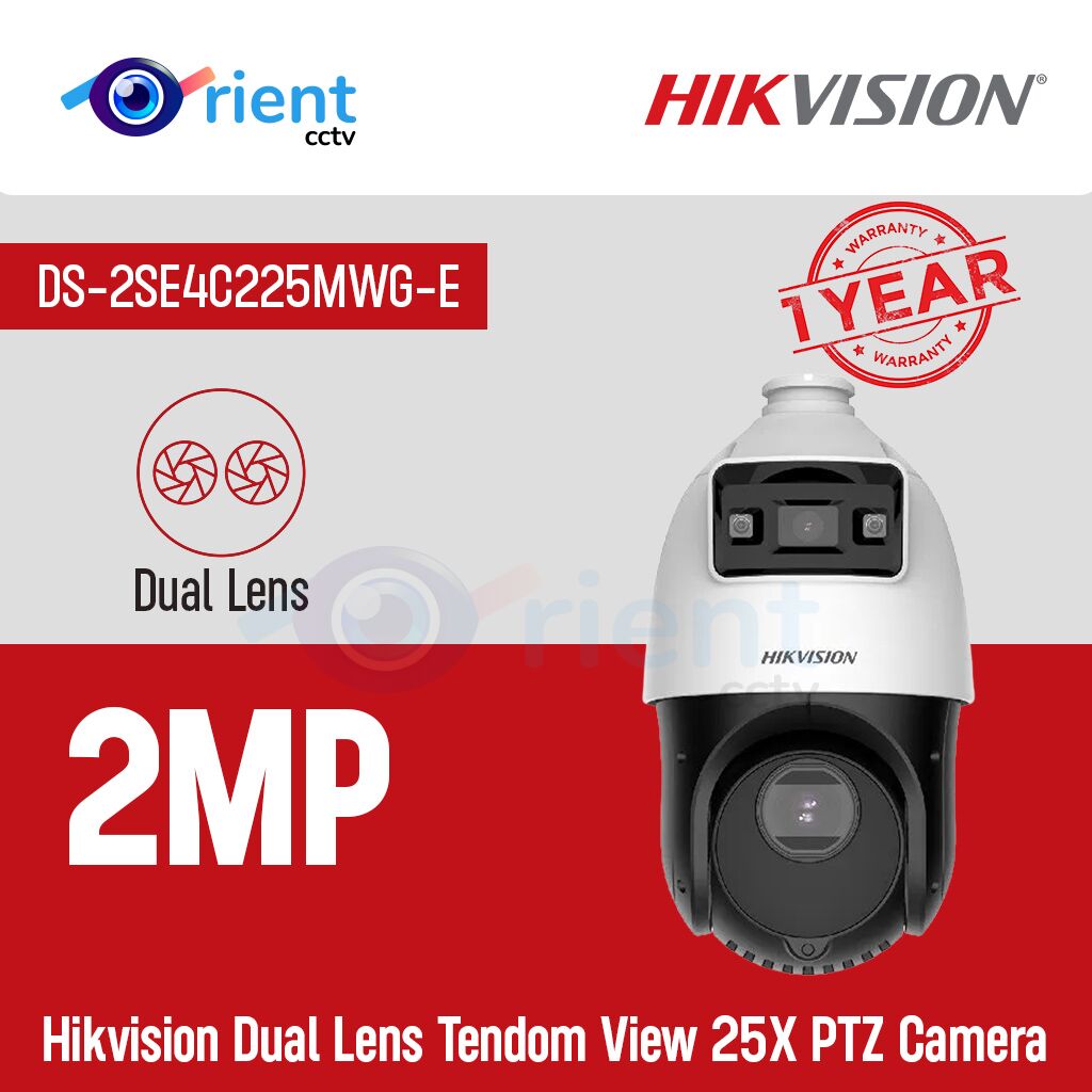 Hikvision DS-2SE4C225MWG-E Dual Lens 2MP Tendom View 25X PTZ camera Hikvision DS-2SE4C225MWG-E Dual Lens 2MP Tendom View 25X PTZ camera - Image 1