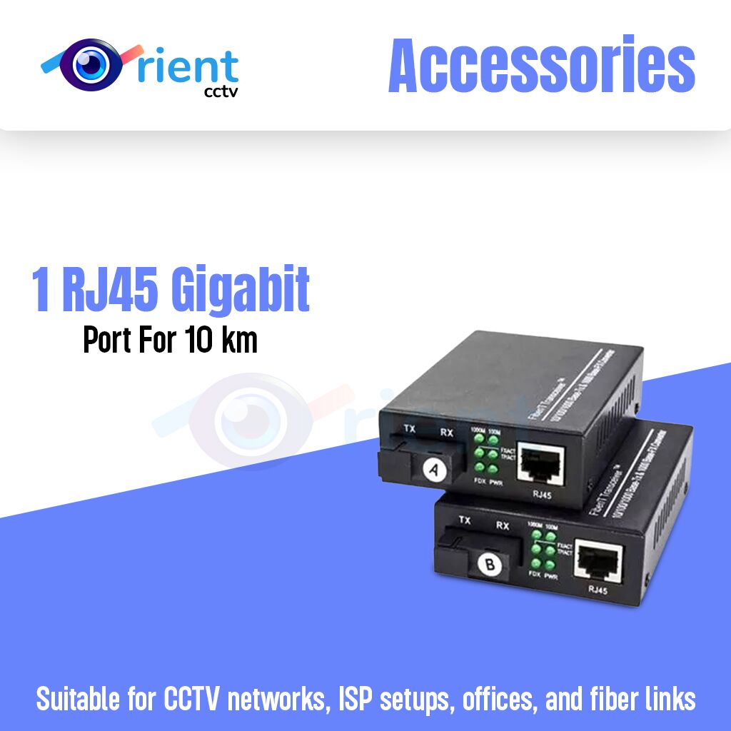 Media Converter Single Mode Single Fiber , 1 RJ45 Gigabit Port For 10 km Media Converter Single Mode Single Fiber , 1 RJ45 Gigabit Port For 10 km
