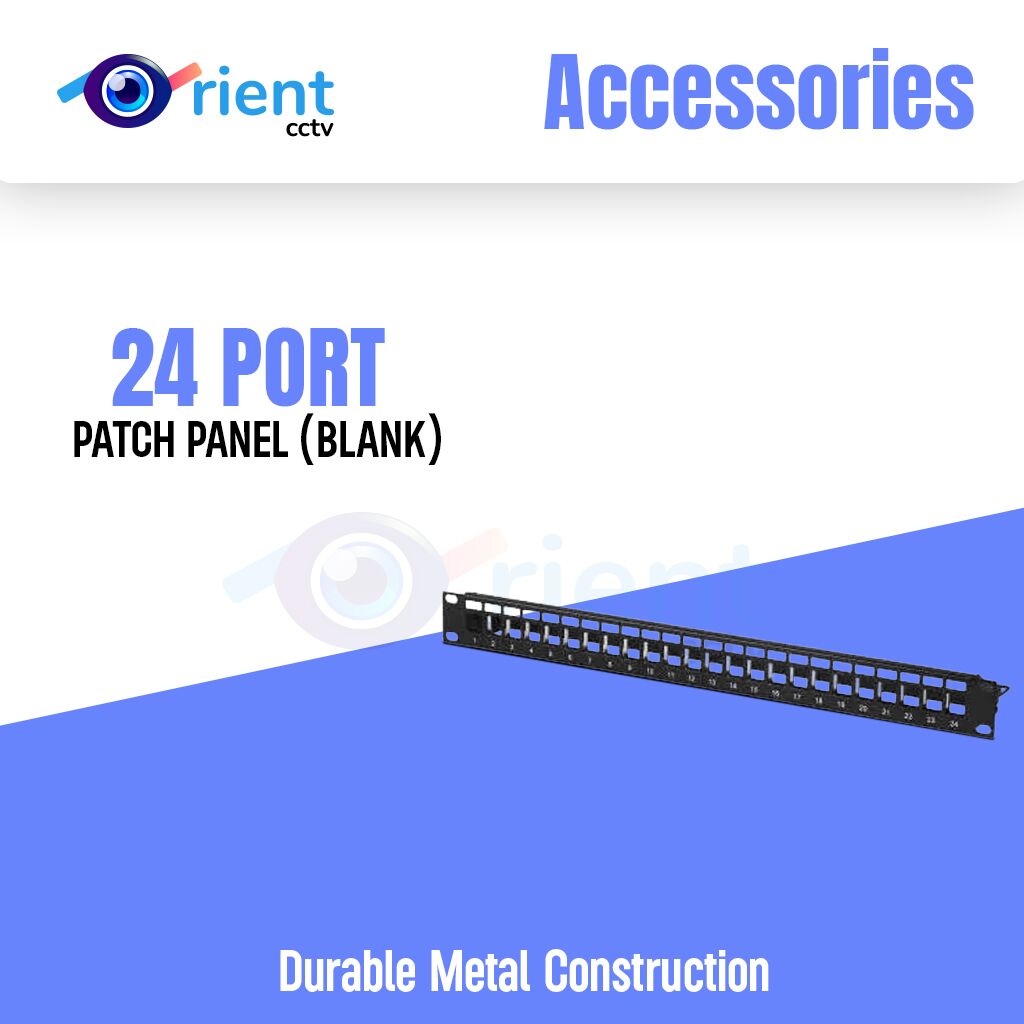 PATCH PANEL 24 PORT (BLANK) PATCH PANEL 24 PORT (BLANK) - Image 1