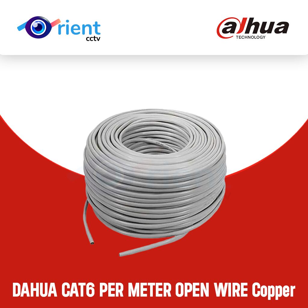 DAHUA CAT6 PER METER OPEN WIRE Copper - Image 1
