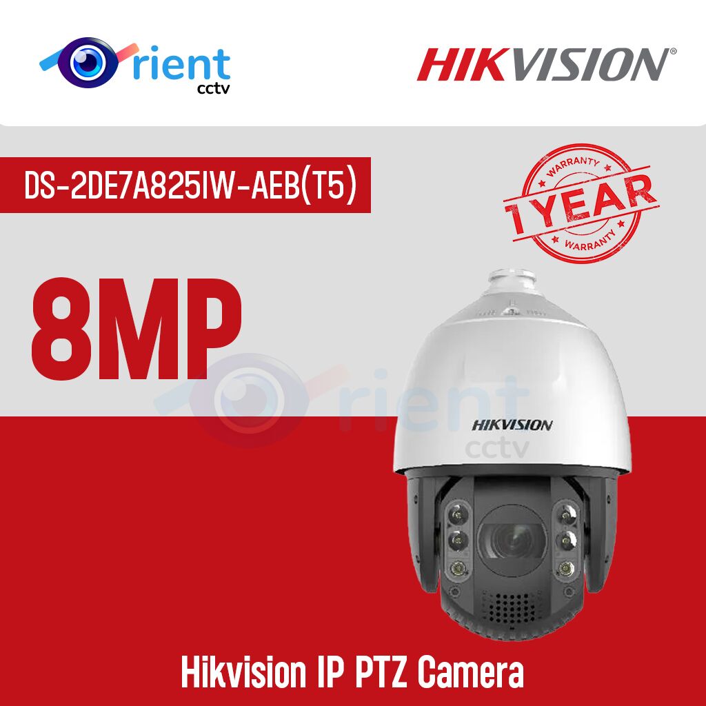 Hikvision DS-2DE7A825IW-AEB(T5) 8MP IP PTZ Camera Hikvision DS-2DE7A825IW-AEB(T5) 8MP IP PTZ Camera - Image 1