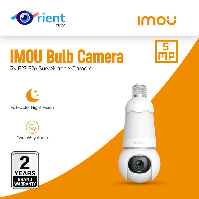 5 IMOU Bulb Camera 5MP 3K E27 E26 Surveillance Camera Night Vision Wifi Home Security IP Camera AI Human & Vehicle Detection - Image 1