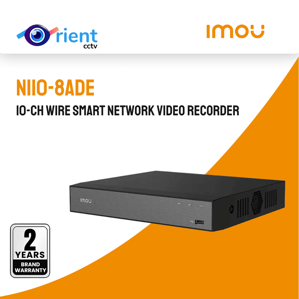 rient (2) IMOU 10CH Wired Smart NVR Recorder with Remote Monitoring for IP Cameras - Image 1