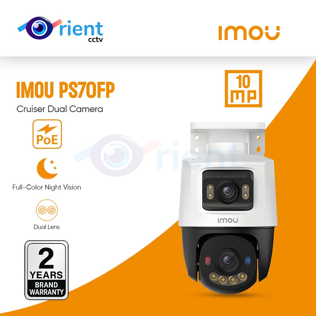 IMOU PS70FP-10M0 Cruiser Dual 10MP (5MP+5MP) PoE PT Camera – Dual Lens, AI Tracking & Full-Color Night Vision IMOU PS70FP-10M0 Cruiser Dual 10MP (5MP+5MP) PoE PT Camera – Dual Lens, AI Tracking & Full-Color Night Vision