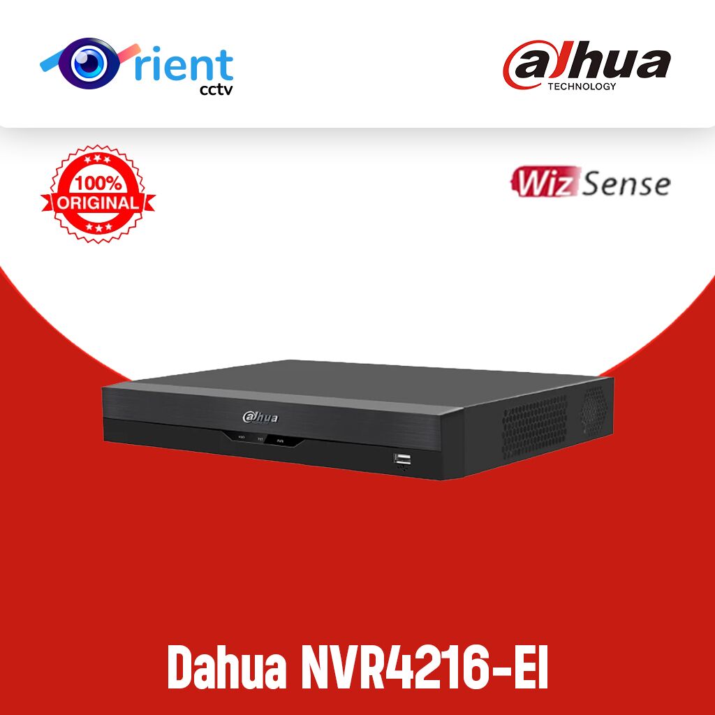 37 Dahua NVR4216-EI NVR4232-EI 16/32CH 1U 2HDDs Wiz Sense Network Video Recorder AI Smart Human Vehicle Face SMD Plus - Image 1
