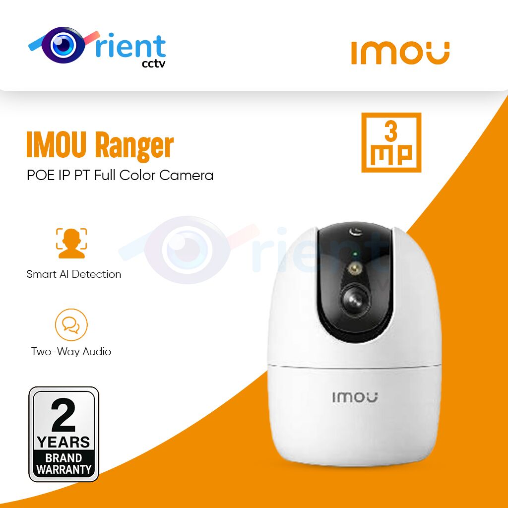 IMOU Ranger S2EP-3R1S 3MP POE IP PT Full Color Camera, 2K QHD, Dual Power, and Two-Way Audio IMOU Ranger S2EP-3R1S 3MP POE IP PT Full Color Camera, 2K QHD, Dual Power, and Two-Way Audio