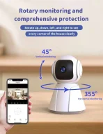 2MP Wireless PTZ Indoor Camera | Battery Powered, V380 Pro App, Home Security - Pakistan B2 - Image 3