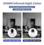 2MP Wireless PTZ Indoor Camera | Battery Powered, V380 Pro App, Home Security - Pakistan B2 - Image 4