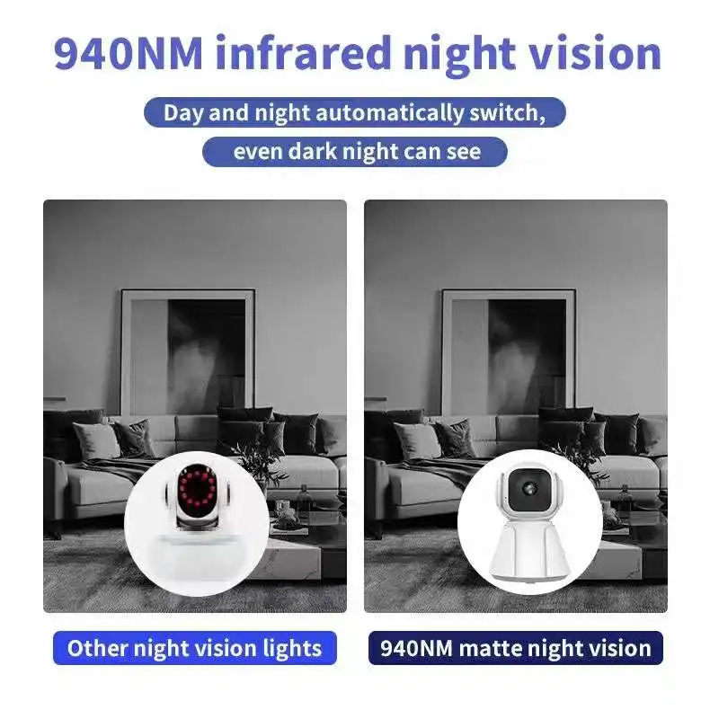 2MP Wireless PTZ Indoor Camera | Battery Powered, V380 Pro App, Home Security - Pakistan B2 - Image 4