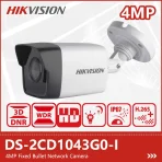 Hikvision 4MP Mini IP Bullet Camera DS-2CD1043G0-I Outdoor Motion Detection Security CCTV Night Vision 30m H.265+ PoE Camera