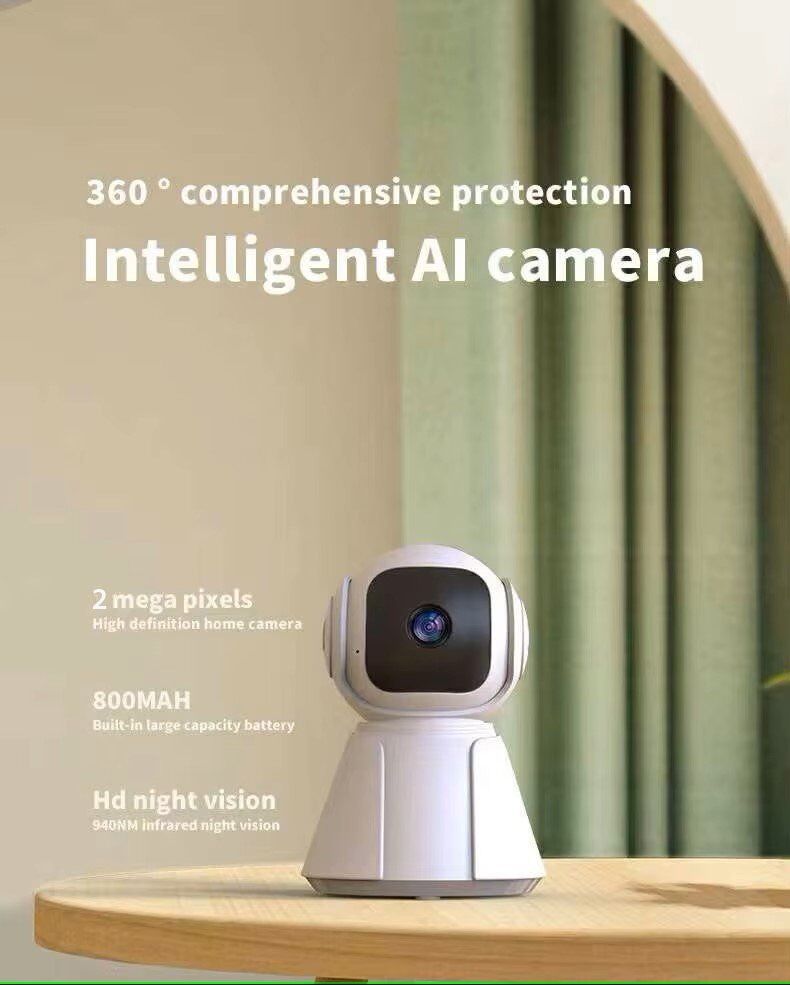 2MP Wireless PTZ Indoor Camera | Battery Powered, V380 Pro App, Home Security - Pakistan B2 - Image 6