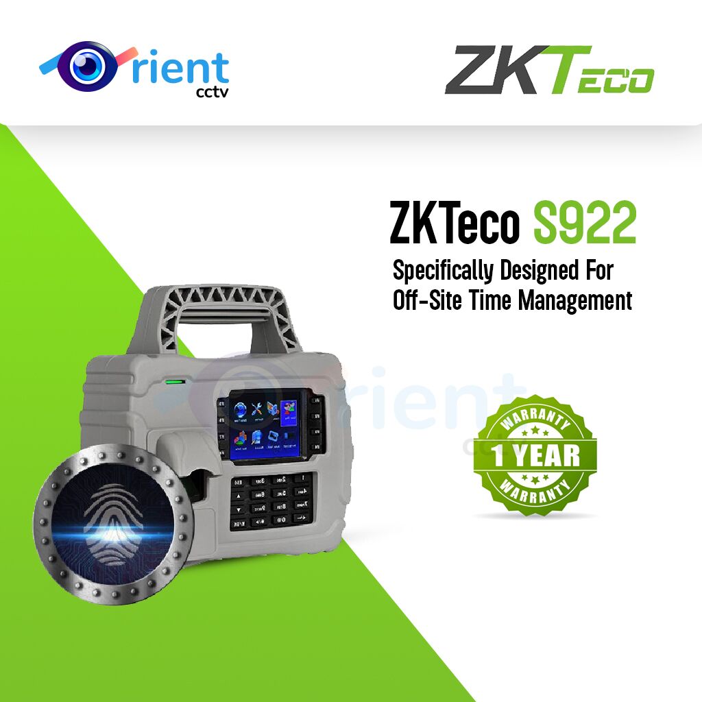 ZKTeco S922 Specifically Designed For Off-Site Time Management ZKTeco S922 Specifically Designed For Off-Site Time Management