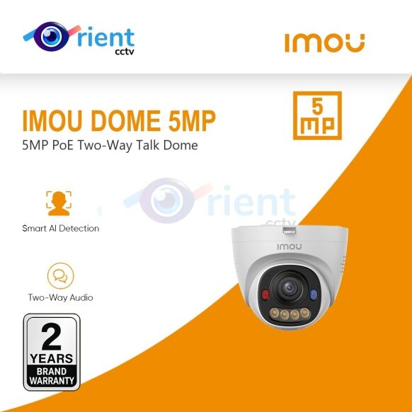 IMOU PD3K-CTS/WL (IPC-PS8E-5V0) 5MP PoE Dome Camera with Two-Way Talk | Full-Colour Night Vision, ONVIF & MicroSD IMOU PD3K-CTS/WL (IPC-PS8E-5V0) 5MP PoE Dome Camera with Two-Way Talk | Full-Colour Night Vision, ONVIF & MicroSD