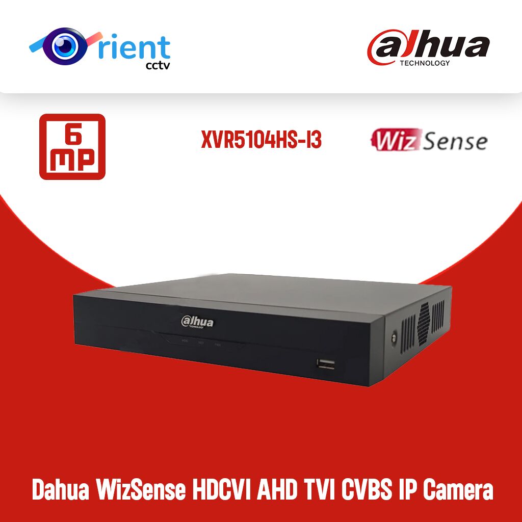 45 Dahua XVR5104HS-I3 XVR5108HS-I3 4CH 8CH DVR 5M-N/1080P WizSense HDCVI AHD TVI CVBS IP Camera Digital Video Recorder - Image 1