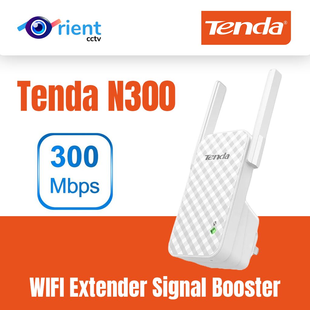 5 Tenda N300 WIFI Extender Signal Booster for Home Single Band WIFI Range Extender One Button Extension Internet Booster Universal Compatibility(A9) - Image 1