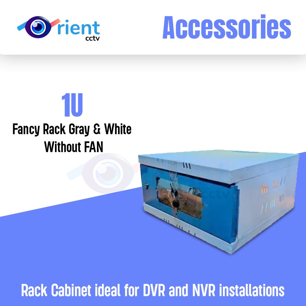 1U Fancy Rack Gray & White WITH OUT FAN 1U Fancy Rack Gray & White WITH OUT FAN