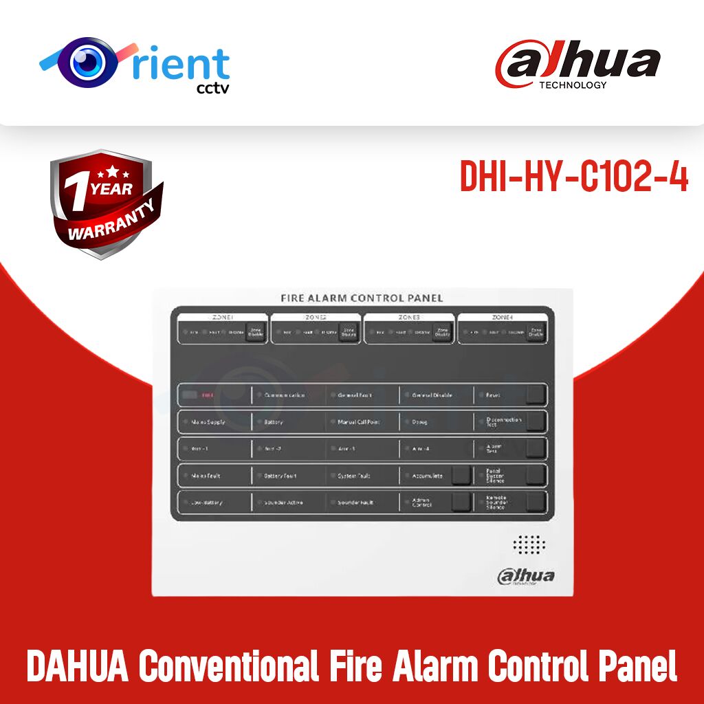DHI-HY-C102-4 Conventional Fire Alarm Control Panel DHI-HY-C102-4 Conventional Fire Alarm Control Panel - Image 1