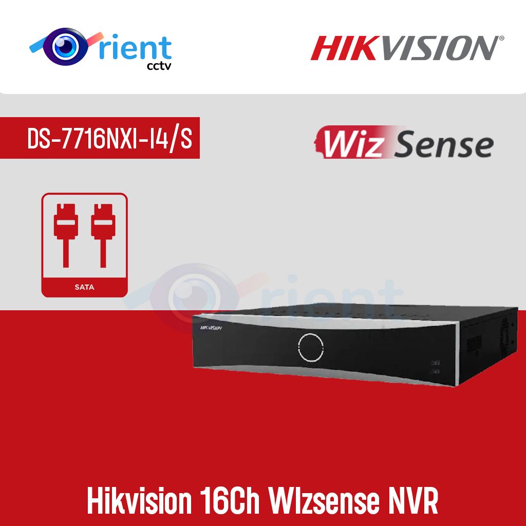 Hikvision DS-7716NXI-I4 S 16Ch WIzsense NVR Hikvision DS-7716NXI-I4/S 16Ch WIzsense NVR - Image 1