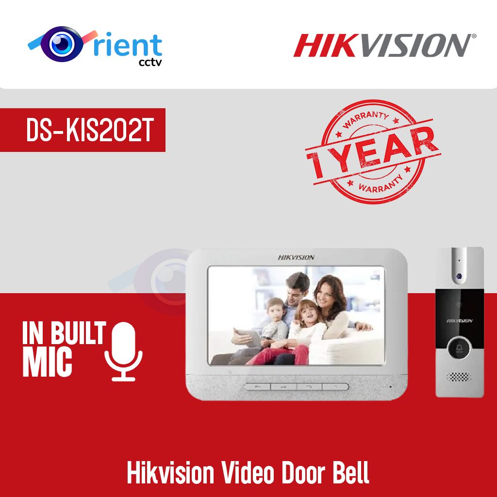 Hikvision DS-KIS202T Video Door Bell Hikvision DS-KIS202T Video Door Bell - Image 1