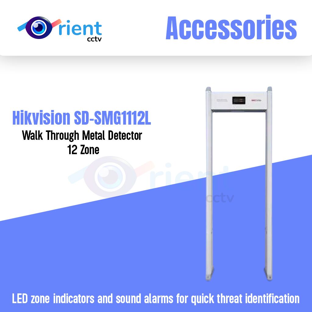 Hikvision SD-SMG1112L Walk Through Metal Detector 12 Zone Hikvision SD-SMG1112L Walk Through Metal Detector 12 Zone - Image 1
